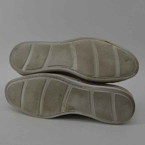 Santoni Wingtip Men's Size 10.5 Oxford Lace Up Preppy Beige - Picture 4 of 16